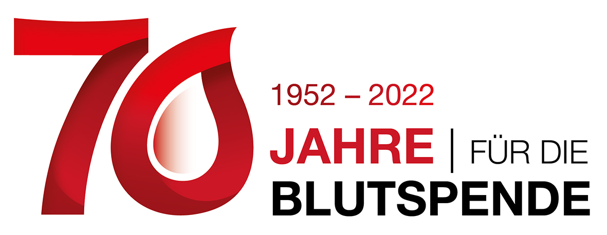 Logo 70 Jahre Blutspende