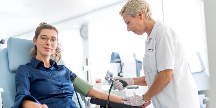 Blutspenden bei Hitze