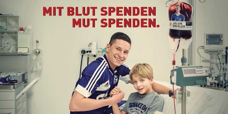 Julian Draxler ist Mutspender