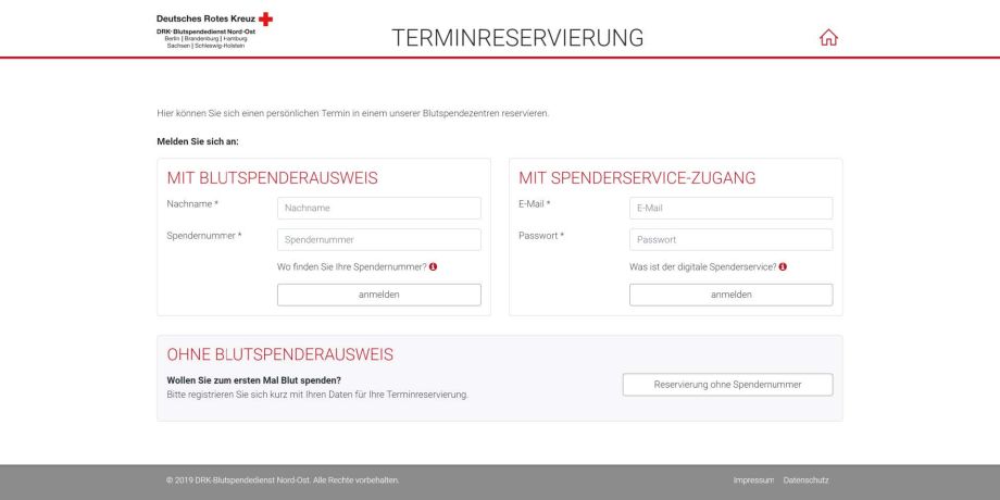 Anmeldung im TRS 2.0