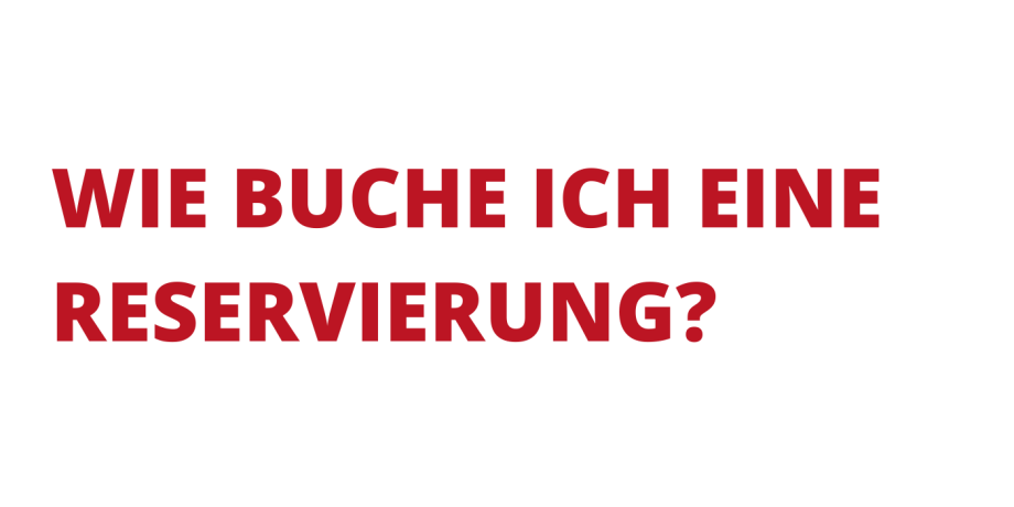 TITLECARD: Wie buche ich eine Reservierung?