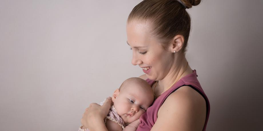 Francesca mit Mutter Johanna