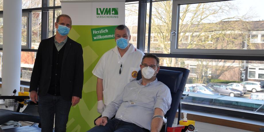 LVM-Mitarbeiter spenden Blut