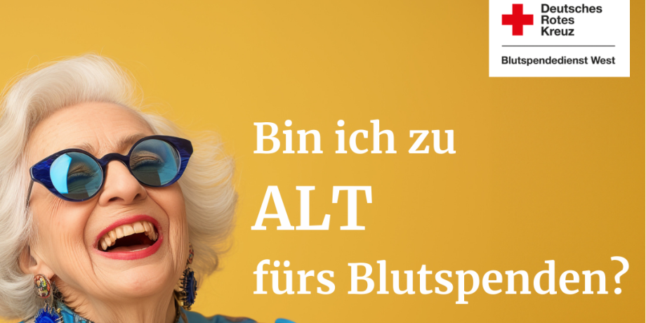 Bin ich zu alt für die Blutspende?