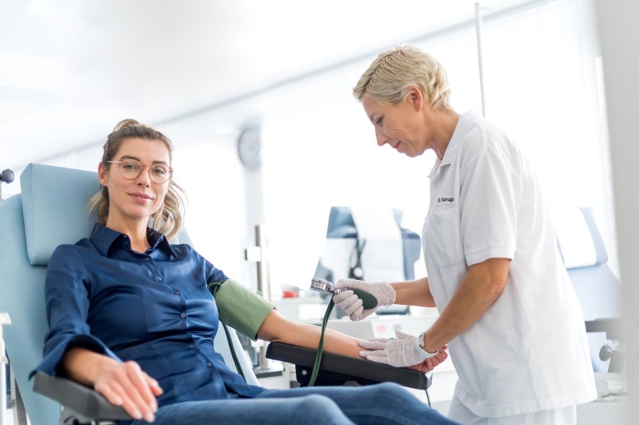 Blutspenden bei Hitze