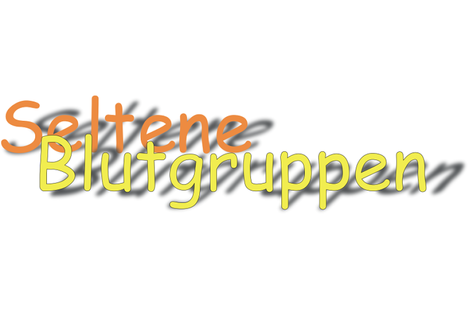 Seltene Blutgruppen - Logo