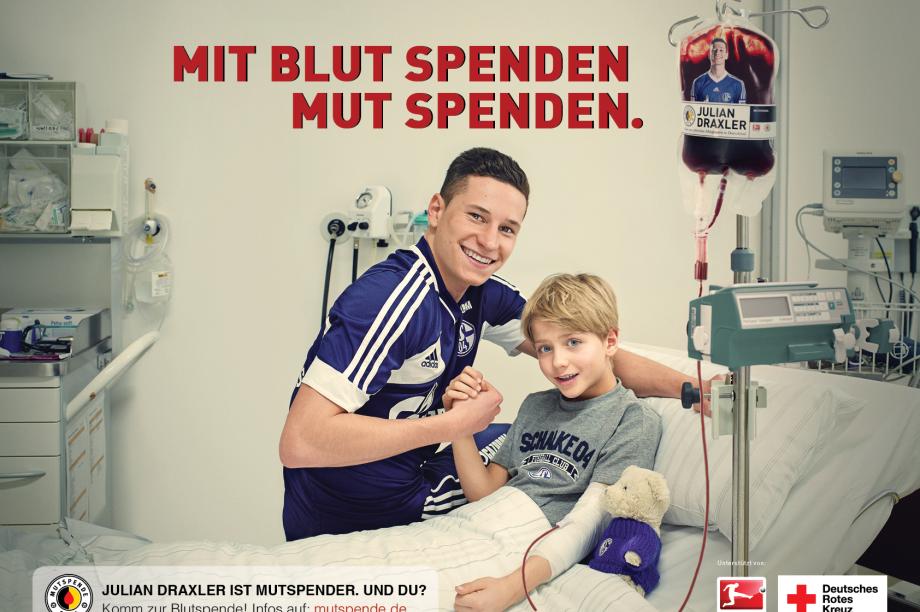  Julian Draxler ist Mutspender