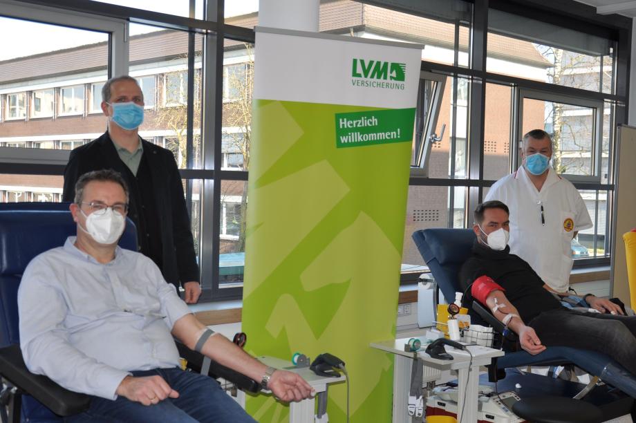 LVM-Mitarbeiter spenden Blut
