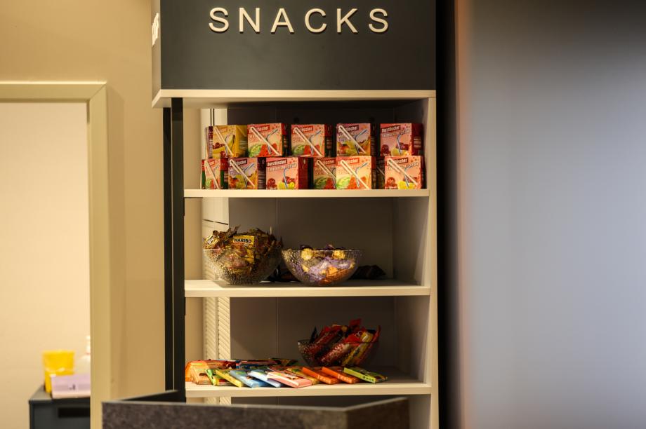 Für Snacks ist gesorgt