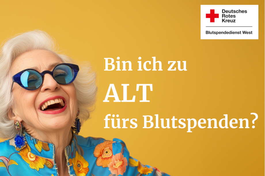 Bin ich zu alt für die Blutspende?