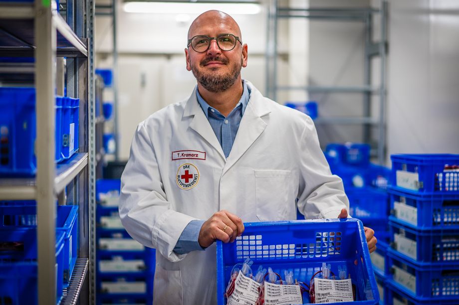 Blutspende Lager Vertrieb 